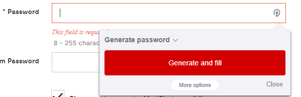 How to use LastPass: create new password