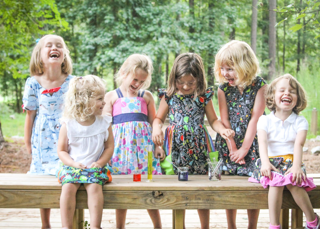 STEM Stitchery provides handmade, adorable, fun, and functional STEM clothing for girls