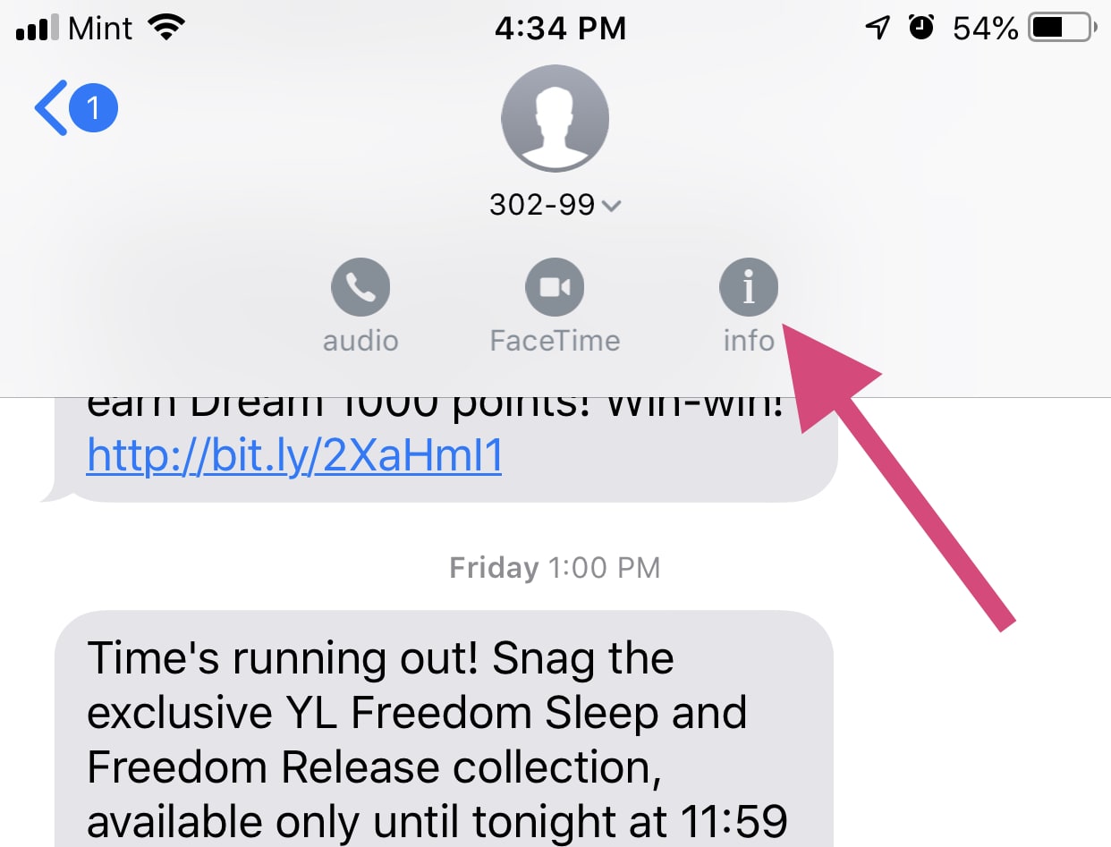 delete images and videos from text message threads