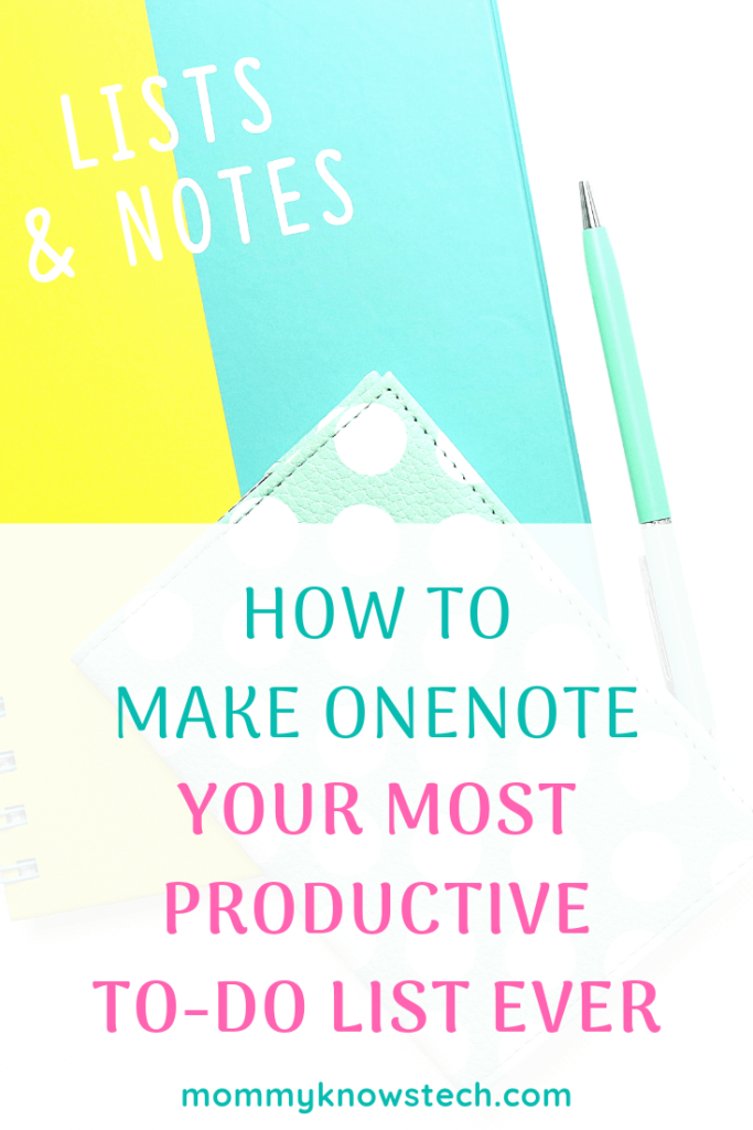 A OneNote to-do list is one of the simplest and smartest ways to increase your productivity. Here's how I use mine to get things done, even as a busy mom.